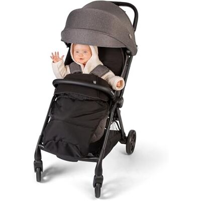Red Kite Universal Footmuff with Hand Warmer and Seat Liner (90cm x 39cm x 10cm). Fits Easily into Almost All pushchairs and Strollers Black Red Kite Universal Footmuff with Hand Warmer and Seat Liner (90cm x 39cm x 10cm). Fits Easily into Almost All pushchairs and Strollers Black
