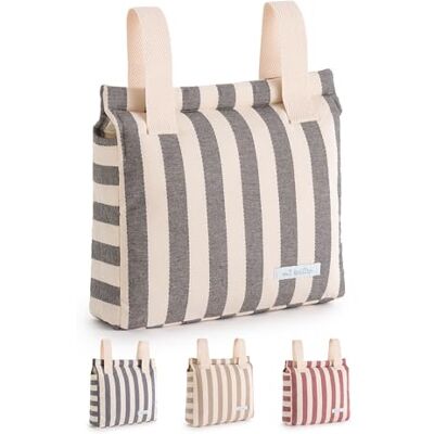 mi bollito – Baby Trolley Bag New Collection Universal Stroller Bag with Click Closure Lightweight, Practical and with Large Capacity Stripe Design. mi bollito – Baby Trolley Bag New Collection Universal Stroller Bag with Click Closure Lightweight, Practical and with Large Capacity Stripe Design.