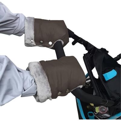Queen.Y Pram Hand Muff, Waterproof Windproof Breathable Anti-Freeze Extra Thick Warm Winter Baby Stroller Gloves with Universal Fit, Pushchair Hand Warmer Gloves Queen.Y Pram Hand Muff, Waterproof Windproof Breathable Anti-Freeze Extra Thick Warm Winter Baby Stroller Gloves with Universal Fit, Pushchair Hand Warmer Gloves