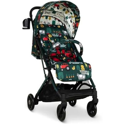 Cosatto Woosh 4 Pushchair – Lightweight Stroller Birth to 25kg One Hand Easy Fold, Compact, Telescopic Handle, Extra Large Shopping Basket, Cup Holder, Bumper Bar & Raincover (Old Macdonald) Cosatto Woosh 4 Pushchair – Lightweight Stroller Birth to 25kg One Hand Easy Fold, Compact, Telescopic Handle, Extra Large Shopping Basket, Cup Holder, Bumper Bar & Raincover (Old Macdonald)