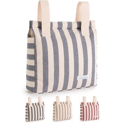 mi bollito – Baby Trolley Bag New Collection Universal Stroller Bag with Click Closure Lightweight, Practical and with Large Capacity Stripe Design. mi bollito – Baby Trolley Bag New Collection Universal Stroller Bag with Click Closure Lightweight, Practical and with Large Capacity Stripe Design.