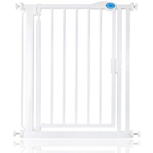 Bettacare Auto Close Stair Gate, 68.5cm 75cm, White, Narrow, Narrow Pressure Fit Safety Gate, Baby Gate, Safety Barrier for Doors Hallways and Spaces, Easy Installation Bettacare Auto Close Stair Gate, 68.5cm 75cm, White, Narrow, Narrow Pressure Fit Safety Gate, Baby Gate, Safety Barrier for Doors Hallways and Spaces, Easy Installation