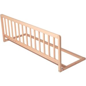 Safetots Wooden Bed Guard, Natural, 38cm High x 110cm Wide, Toddler Bedrail for Safety, Secure Child Bed Rail, Pre-Assembled, Easy Installation Safetots Wooden Bed Guard, Natural, 38cm High x 110cm Wide, Toddler Bedrail for Safety, Secure Child Bed Rail, Pre-Assembled, Easy Installation