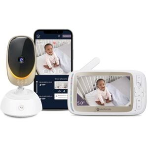 Motorola Nursery VM85 Baby Monitor - Night Vision, Wi-Fi, 5" Color Screen Motorola Nursery VM85 Baby Monitor - Night Vision, Wi-Fi, 5" Color Screen