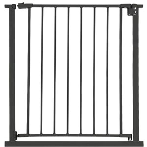 Relaxdays stair gate, 75–80 cm, no drilling required, for babies & toddlers, clamp-mounted for doorways, black, Plastic, Iron, 80 x 76 cm Relaxdays stair gate, 75–80 cm, no drilling required, for babies & toddlers, clamp-mounted for doorways, black, Plastic, Iron, 80 x 76 cm