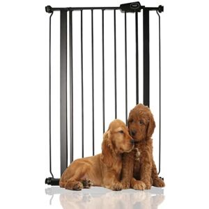 Bettacare Extra Tall Pressure Installed Premium Pet Gate, 68.5cm 75cm, Matt Black, Pressure Fit Stair Gate for Dog, Safety Barrier for Puppy, Easy Installation Bettacare Extra Tall Pressure Installed Premium Pet Gate, 68.5cm 75cm, Matt Black, Pressure Fit Stair Gate for Dog, Safety Barrier for Puppy, Easy Installation