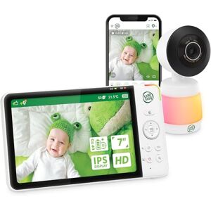 LeapFrog LF3917HD Smart WiFi Video Baby Monitor with Camera & Audio,Remote Camera Pan-Tilt-Zoom,7" HD 720p Display,110 Wide-angle view,Color Night Vision,Adaptive Touch Color Night Light,Two way talk LeapFrog LF3917HD Smart WiFi Video Baby Monitor with Camera & Audio,Remote Camera Pan-Tilt-Zoom,7" HD 720p Display,110 Wide-angle view,Color Night Vision,Adaptive Touch Color Night Light,Two way talk