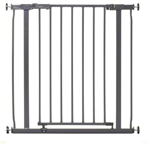 Dreambaby Ava Baby Safety Gate Pressure Mounted Security Gate Fits Opening from 75-81 cm Wide & 75cm Tall with Double Locking Mechanism Feature Charcoal Model G2096BB Dreambaby Ava Baby Safety Gate Pressure Mounted Security Gate Fits Opening from 75-81 cm Wide & 75cm Tall with Double Locking Mechanism Feature Charcoal Model G2096BB
