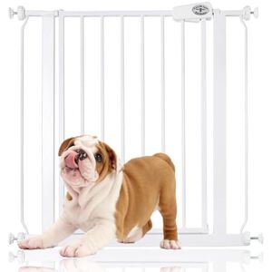 Bettacare Easy Fit Pressure Dog Gate, 75cm 83cm, White, Pressure Fit Pet Gate for Dog and Puppy, Pet and Dog Barrier, Easy Installation Bettacare Easy Fit Pressure Dog Gate, 75cm 83cm, White, Pressure Fit Pet Gate for Dog and Puppy, Pet and Dog Barrier, Easy Installation