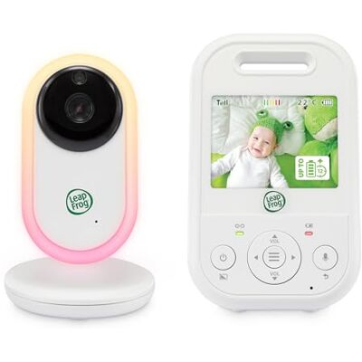 LeapFrog LF2413 Video Baby Monitor with Camera.300m Long Range, Baby Monitor with 2.8" IPS Colour Screen,Soothing Sounds,2x Zoom,Temperature Sensor,Noise Activation Mode, Intercom,Long Battery Life LeapFrog LF2413 Video Baby Monitor with Camera.300m Long Range, Baby Monitor with 2.8" IPS Colour Screen,Soothing Sounds,2x Zoom,Temperature Sensor,Noise Activation Mode, Intercom,Long Battery Life