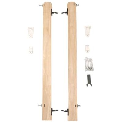 Safetots Safety Barrier for Open Plan Staircases, Wall Mounting Kit, Natural, Wood, Wall Mounting Kit for Safety Barrier for Open Plan Stairs Safetots Safety Barrier for Open Plan Staircases, Wall Mounting Kit, Natural, Wood, Wall Mounting Kit for Safety Barrier for Open Plan Stairs