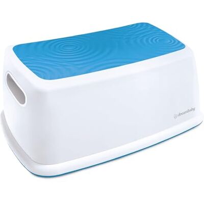 Dreambaby Easy-Up Toddler & Me Premium Step Stool Anti-Slip Base & Sure-Grip Topper Supports Up to 145kg Easy to Clean, Lightweight and Durable Step Up for Toddlers, Kids & Adults Blue Dreambaby Easy-Up Toddler & Me Premium Step Stool Anti-Slip Base & Sure-Grip Topper Supports Up to 145kg Easy to Clean, Lightweight and Durable Step Up for Toddlers, Kids & Adults Blue