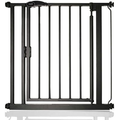 Safetots Auto-Close Safety Gate - Adjustable 75-82cm - Black Safetots Auto-Close Safety Gate - Adjustable 75-82cm - Black