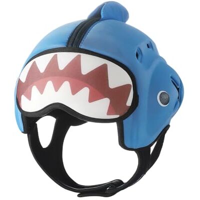 kabirili Mambobaby Baby Helmet for Crawling & Walking Lightweight, Breathable & Collision Resistant, Adjustable Infant Safety Head Protector (10-24 Months) (shark) kabirili Mambobaby Baby Helmet for Crawling & Walking Lightweight, Breathable & Collision Resistant, Adjustable Infant Safety Head Protector (10-24 Months) (shark)