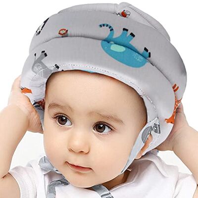 IULONEE Baby Helmet Infant Head Protector Headgear Helmet for Toddler Grey Adjustable Baby Protective Hat Cotton Harnesses Helmets for Toddler Boys Girls Learning to Climb Walk IULONEE Baby Helmet Infant Head Protector Headgear Helmet for Toddler Grey Adjustable Baby Protective Hat Cotton Harnesses Helmets for Toddler Boys Girls Learning to Climb Walk