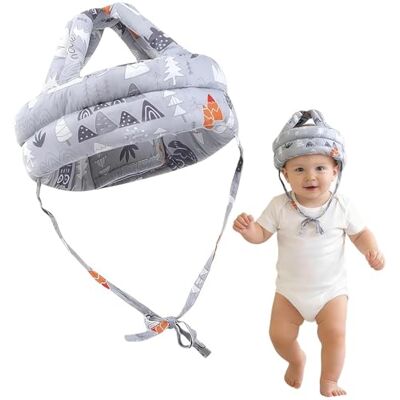 HUANYO Baby Head Protector, Anti Fall Baby Safety Helmet for Toddlers 5-36 Months, Adjustable & Breathable Infant Protective Cap for Anti-Collision, Boys & Girls (Single Pack) HUANYO Baby Head Protector, Anti Fall Baby Safety Helmet for Toddlers 5-36 Months, Adjustable & Breathable Infant Protective Cap for Anti-Collision, Boys & Girls (Single Pack)
