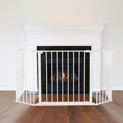 Safetots - Multi Panel - White - Fire Surround Safetots - Multi Panel - White - Fire Surround