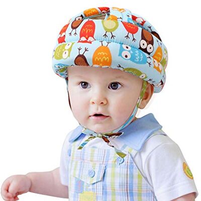 seaNpem Baby Toddler Protective Cap, Adjustable Size Baby Learn to Walk Or Run Soft Safety Helmet, Infant Anti-Fall Anti-Collision Head Protection Hats, for Children from 6 Months~6 Years Old seaNpem Baby Toddler Protective Cap, Adjustable Size Baby Learn to Walk Or Run Soft Safety Helmet, Infant Anti-Fall Anti-Collision Head Protection Hats, for Children from 6 Months~6 Years Old