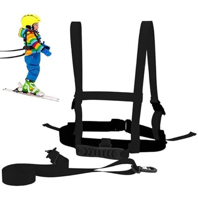 Suxdlan Kids Adjustable Ski Harness Trainer Safety Straps Portable Child Reins for Walking Skating Snowboard Suxdlan Kids Adjustable Ski Harness Trainer Safety Straps Portable Child Reins for Walking Skating Snowboard