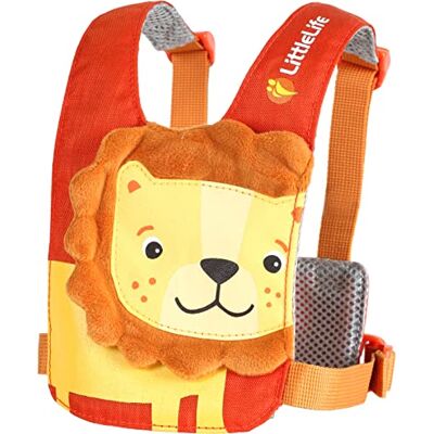 LittleLife Child & Toddler Safety Walking Harness & Reins, Lion For toddlers aged 1 to 3 years, easy to put on, lightweight & adjustable for comfort LittleLife Child & Toddler Safety Walking Harness & Reins, Lion For toddlers aged 1 to 3 years, easy to put on, lightweight & adjustable for comfort