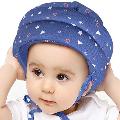 IULONEE Baby Helmet Infant Head Protector Headgear Helmet for Toddler Starry Blue Adjustable Baby Protective Hat Cotton Harnesses Helmets for Toddler Boys Girls Learning to Climb Walk IULONEE Baby Helmet Infant Head Protector Headgear Helmet for Toddler Starry Blue Adjustable Baby Protective Hat Cotton Harnesses Helmets for Toddler Boys Girls Learning to Climb Walk