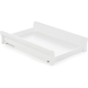 Obaby Stamford Sleigh Cot Top Changer, White Obaby Stamford Sleigh Cot Top Changer, White