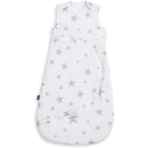 Snuz Pouch Baby Sleeping Bag, 2.5 Tog – Grey Star Design – Soft 100% Cotton with Zip for Easy Nappy Changing – 0-6M Snuz Pouch Baby Sleeping Bag, 2.5 Tog – Grey Star Design – Soft 100% Cotton with Zip for Easy Nappy Changing – 0-6M