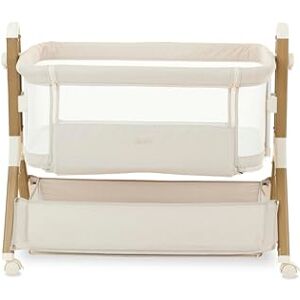 Obaby Cloud Bedside Crib – Oatmeal – Compact Baby Crib with Breathable Mesh Sides, Sturdy & Safe Obaby Cloud Bedside Crib – Oatmeal – Compact Baby Crib with Breathable Mesh Sides, Sturdy & Safe