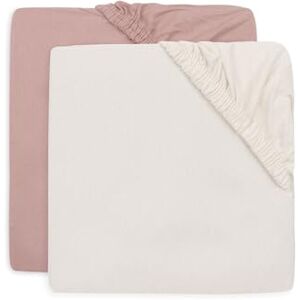 Jollein Jersey Fitted Sheet For Junior Bed Milky Coffee/Ivory 2-Pack 70/75x140/150cm Jollein Jersey Fitted Sheet For Junior Bed Milky Coffee/Ivory 2-Pack 70/75x140/150cm