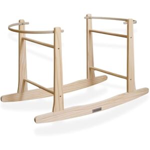 Clair de Lune Wooden Standard Rocking Moses Basket Stand Natural Clair de Lune Wooden Standard Rocking Moses Basket Stand Natural