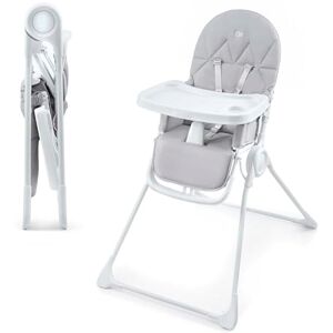 Kinderkraft BINCI Children's High Chair, Baby Chair, Lightweight and Foldable with Tray, Footrest and 5-Point Harness, Ideal for Small Spaces and Travel Kinderkraft BINCI Children's High Chair, Baby Chair, Lightweight and Foldable with Tray, Footrest and 5-Point Harness, Ideal for Small Spaces and Travel