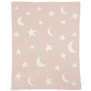 Mamas & Papas Nursery Small Chenille Blanket Pink Moon/Star, 90x70cm Mamas & Papas Nursery Small Chenille Blanket Pink Moon/Star, 90x70cm