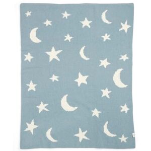 Mamas & Papas Nursery Small Chenille Blanket Blue Moon/Star, 90x70cm Mamas & Papas Nursery Small Chenille Blanket Blue Moon/Star, 90x70cm