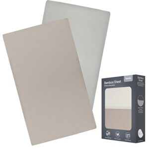 lionelo Fitted Sheets for Baby Co-sleeper, Travel Cot, Set of 2, 118 x 60 cm Natural Bamboo Cotton, Breathable, Ideal for Cot Mattress for Next to me cot, Travel/Camping or Cradle lionelo Fitted Sheets for Baby Co-sleeper, Travel Cot, Set of 2, 118 x 60 cm Natural Bamboo Cotton, Breathable, Ideal for Cot Mattress for Next to me cot, Travel/Camping or Cradle