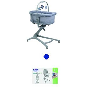 Chicco Baby Hug Pro 5-In-1 Bundle with Baby Hug Pro Crib and Meal Kit, Earl Grey Chicco Baby Hug Pro 5-In-1 Bundle with Baby Hug Pro Crib and Meal Kit, Earl Grey