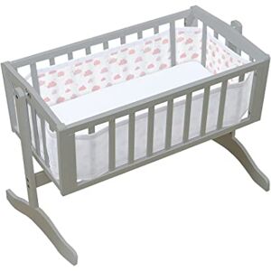 BreathableBaby , Classic 3mm Breathable Mesh Liner for Cribs & Cradles, Pink Clouds, Covers 4 Sides, Non-Padded Single Layer Cot Bumper Alternative, Safety Tested BreathableBaby , Classic 3mm Breathable Mesh Liner for Cribs & Cradles, Pink Clouds, Covers 4 Sides, Non-Padded Single Layer Cot Bumper Alternative, Safety Tested
