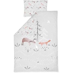 Julius Zöllner Children's Bed Linen 100% Cotton Standard 100 by Oeko-Tex, Made in Germany, Size 100 x 135 + 40 x 60 cm, Woodlife Julius Zöllner Children's Bed Linen 100% Cotton Standard 100 by Oeko-Tex, Made in Germany, Size 100 x 135 + 40 x 60 cm, Woodlife