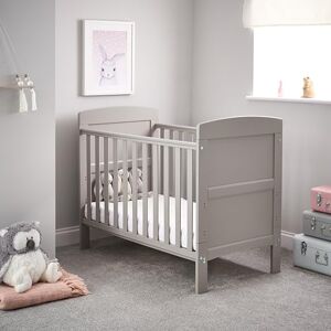 Obaby Grace Mini Cot Bed Warm Grey Obaby Grace Mini Cot Bed Warm Grey