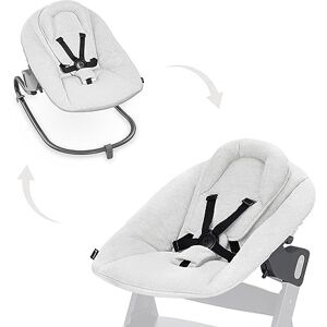 hauck Alpha Bouncer Premium, Light Grey Baby Seat for Alpha+ Wooden Highchair with 5-Point Harness, Bouncing Frame & Seat Reducer, from Birth up to 9 kg hauck Alpha Bouncer Premium, Light Grey Baby Seat for Alpha+ Wooden Highchair with 5-Point Harness, Bouncing Frame & Seat Reducer, from Birth up to 9 kg
