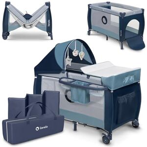 lionelo Sven Plus 2in1 Travel Cot and Portable Baby Zone for newborns 0-36 Months Foldable with 2-level Heights, Changing Table, Mattress, Side Entrance Mesh Walls Mosquito Net Canopy Wheels Organiser lionelo Sven Plus 2in1 Travel Cot and Portable Baby Zone for newborns 0-36 Months Foldable with 2-level Heights, Changing Table, Mattress, Side Entrance Mesh Walls Mosquito Net Canopy Wheels Organiser