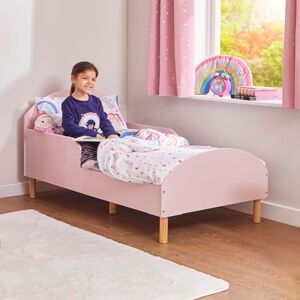 Liberty House Toys Pink Toddler Bed, H68 x W74 x D144cm Liberty House Toys Pink Toddler Bed, H68 x W74 x D144cm