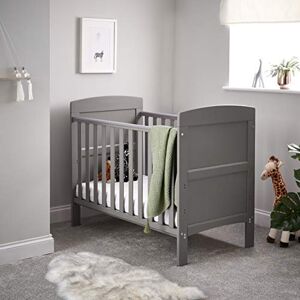 Obaby Grace Mini Cot Bed Taupe Grey, 20OB1307 Obaby Grace Mini Cot Bed Taupe Grey, 20OB1307