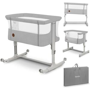 lionelo Aurora 3in1 Baby Bedside Cot Co-Sleeper for Babies From Birth to 9kg, Adjustable Height & Incline, Mattress, 4 Lockable Wheels, Breathable, Portable, Washable, Bag, Straps lionelo Aurora 3in1 Baby Bedside Cot Co-Sleeper for Babies From Birth to 9kg, Adjustable Height & Incline, Mattress, 4 Lockable Wheels, Breathable, Portable, Washable, Bag, Straps