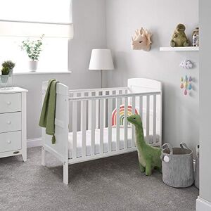 Obaby Grace Mini Cot Bed, White Obaby Grace Mini Cot Bed, White