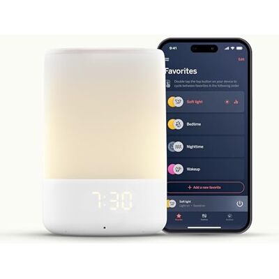 Nanit Sound and Light Smart Baby Night Light and Sound Machine Audio Monitor Cry Detection Alert Feature OK to Wake Alarm Clock for Kids Temp & Humidity Tracking Rechargeable Battery WiFi Nanit Sound and Light Smart Baby Night Light and Sound Machine Audio Monitor Cry Detection Alert Feature OK to Wake Alarm Clock for Kids Temp & Humidity Tracking Rechargeable Battery WiFi