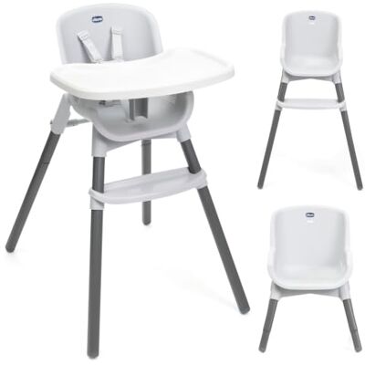 CHICCO Zest High Chair - 6 Months to 40 kg - Gray CHICCO Zest High Chair - 6 Months to 40 kg - Gray