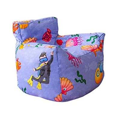 Marco Paul Interiors Marco Paul Children's Bean Bag Seat Cover Eye-Catching Sea Theme Bedroom Kid's Chair Covers Play Kids Nursery Furniture Indoor/Outdoor Baby Bean Bag Marco Paul Interiors Marco Paul Children's Bean Bag Seat Cover Eye-Catching Sea Theme Bedroom Kid's Chair Covers Play Kids Nursery Furniture Indoor/Outdoor Baby Bean Bag