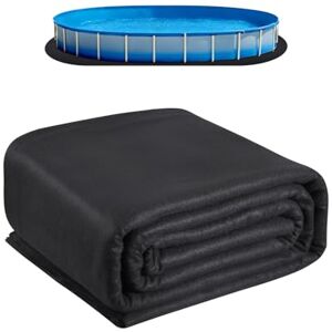 VEVOR Oval Pool Liner Pad, 18 x 33 ft Pool Liner Pad for Above Ground Swimming Pools, Extra-Thick Pool Mat, Prevents Punctures, Recycled Geotextile Material Underlayment Pad, Extend Liner Life VEVOR Oval Pool Liner Pad, 18 x 33 ft Pool Liner Pad for Above Ground Swimming Pools, Extra-Thick Pool Mat, Prevents Punctures, Recycled Geotextile Material Underlayment Pad, Extend Liner Life