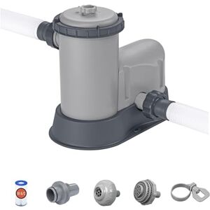 Bestway Filter Pump for Above Ground Pool, 1,500 gal Swimming Pool Filter Pump Bestway Filter Pump for Above Ground Pool, 1,500 gal Swimming Pool Filter Pump