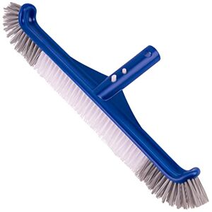 POOLAZA Pool Brush, 17.5" Pool Brushes for Cleaning Pool Walls, Premium Nylon Bristles Pool Brush Head with EZ Clip, Curved Ends High-Efficiency Pool Scrub Brush POOLAZA Pool Brush, 17.5" Pool Brushes for Cleaning Pool Walls, Premium Nylon Bristles Pool Brush Head with EZ Clip, Curved Ends High-Efficiency Pool Scrub Brush